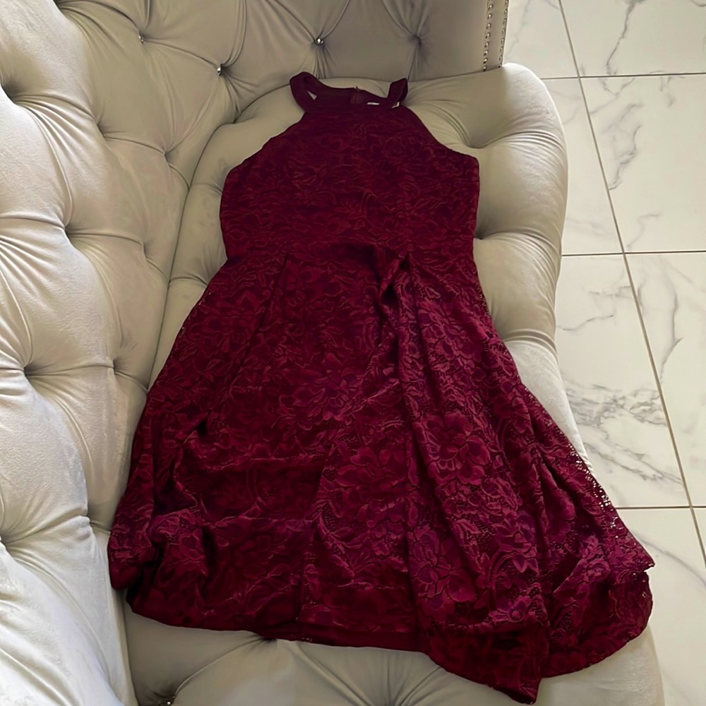 Burgundy Formal Dress